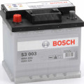 BOSCH Car Battery 45ah 400EN Left - S3003 Passenger Car Batteries
