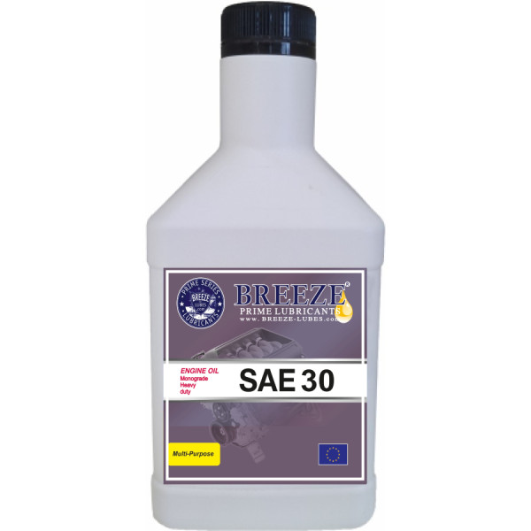 BREEZE Engine Oil SAE 30W, 1lt Lubricants for Heavy Duty Vehicles