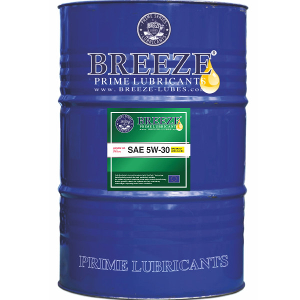 BREEZE Synthetic Engine Oil SAE 5W-30, 209lt  Passenger Cars 