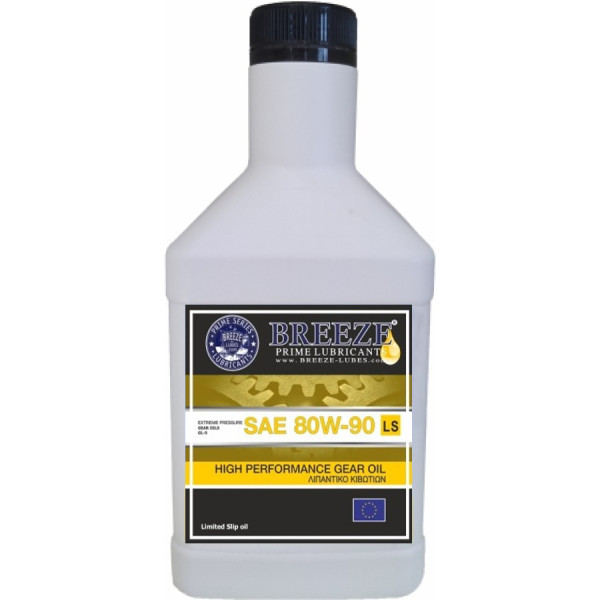 BREEZE Gearbox Oil SAE 80W-90 LS, 1lt Gear Oil