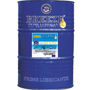 BREEZE Transmission / Power Fluid SAE 10W TO-4, 209lt Lubricants for Heavy Duty Vehicles