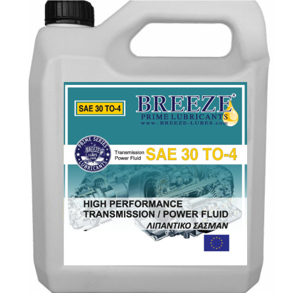 BREEZE Transmission / Power Fluid SAE 30 TO-4 , 4lt Lubricants for Heavy Duty Vehicles