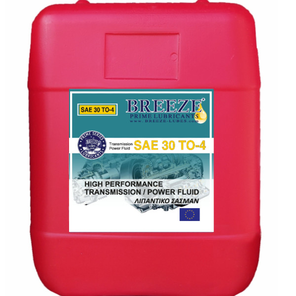 BREEZE Transmission / Power Fluid SAE 30 TO-4 , 20lt Lubricants for Heavy Duty Vehicles
