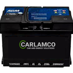 CARLAMCO AGM Battery 50AH 570EN Start-Stop Passenger Car Batteries