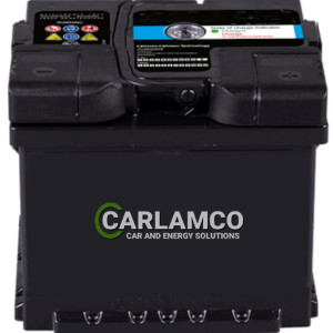 CARLAMCO Car Battery 45AH Right + Passenger Car Batteries