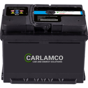 CARLAMCO Car Battery 63AH Right + Passenger Car Batteries