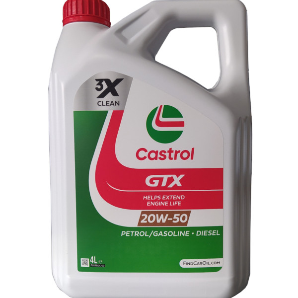 Lubricant Castrol GTX 20W-50 - 4L CASTROL