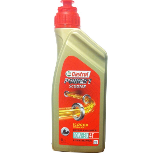 Lubricant Castrol Power 1 Scooter 4T 10W-30, 1L CASTROL