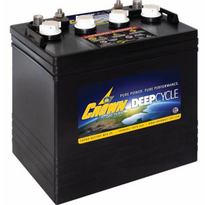 CROWN CR165 Deep Cycle Battery 6V 165ah/C20 Marine Batteries