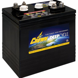 CROWN CR220-HD Deep Cycle Battery 6V 220ah/C20 Marine Batteries