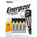 ENERGIZER® Power Αλκαλικές Μπαταρίες AAA 1.5V, 4τμχ Μπαταρίες Μικροσυσκευών /Οικιακής Χρήσης