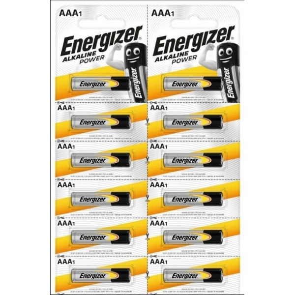 ENERGIZER® Power Αλκαλικές Μπαταρίες AAA 1.5V, 12τμχ Μπαταρίες Μικροσυσκευών /Οικιακής Χρήσης
