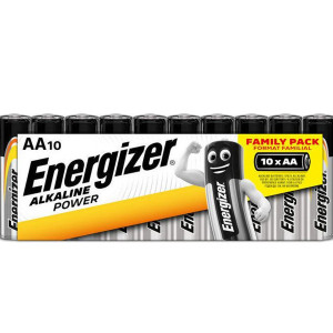 ENERGIZER® Power Αλκαλικές Μπαταρίες AA 1.5V, 10τμχ