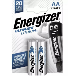 ENERGIZER® Ultimate Lithium​ Batteries AA 1.5V, 2pcs  Disposable Βatteries