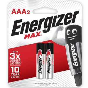 ENERGIZER® MAX Αλκαλικές Μπαταρίες AAA 1.5V, 2τμχ  Μπαταρίες Μικροσυσκευών /Οικιακής Χρήσης