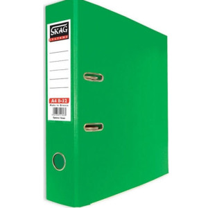 SKAG Systems Office Binder 8-32 for A4 Sheet, Green Office Supplies