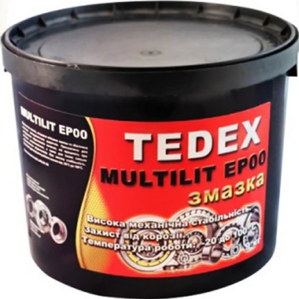 TEDEX Cotton Picking and Self lubricating Grease EP-00 MULTILIP 9kg TEDEX