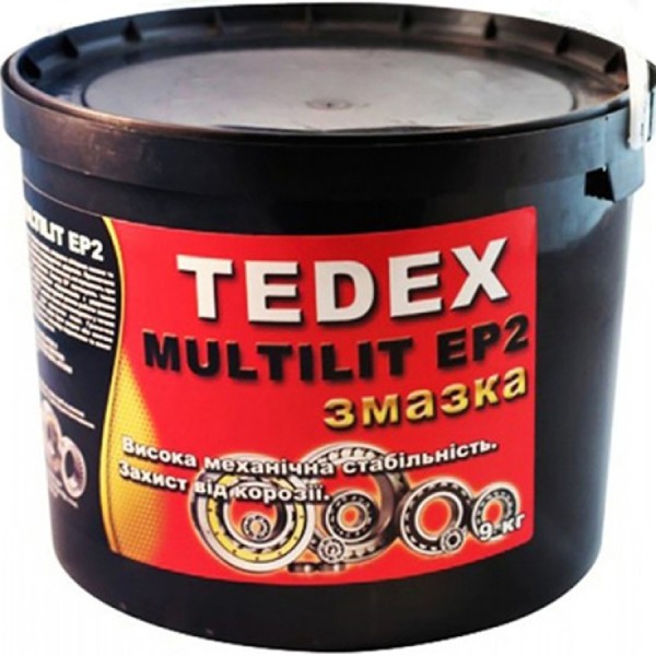 TEDEX Grease EP-2 MULTILIP 9kg TEDEX
