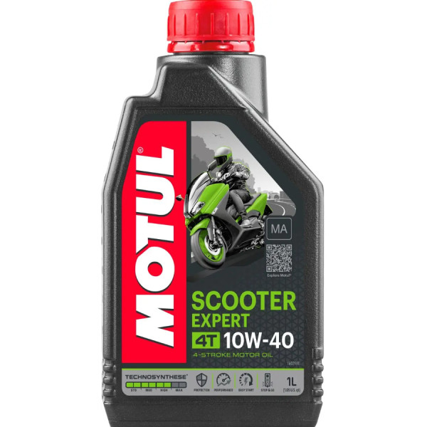MOTUL Motorcycle Oil SCOOTER EXPERT 4Τ 10W-40 MA, 1lt MOTUL