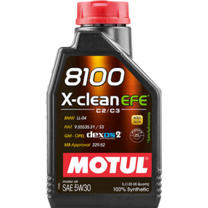 MOTUL Engine Oil 8100 X-CLEAN EFE 5W-30 C2/C3, 1lt MOTUL