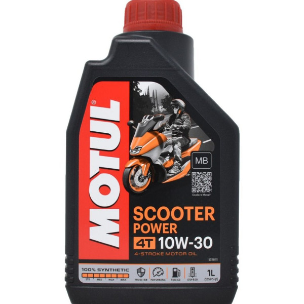 MOTUL Engine Oil SCOOTER POWER 4Τ 10W-30 MB, 1lt MOTUL