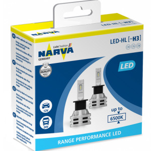 NARVA H3 LED Range Perfomance 12/24V - 18058 (2ps) LED Lights