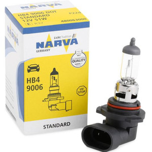 NARVA HB4 Halogen Bulb for Headlamps 12V / 51W - 48006 (1pc) Outdoor Lighting Lamps