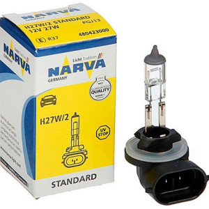 NARVA H27/2 Halogen Bulb for Fog Lights 12V / 27W - 48042 (1pc) Outdoor Lighting Lamps