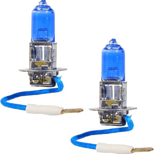 NARVA Λάμπα Αλογόνου Range Power Blue+ H3 με καλώδιο 5500K 12V, 55W - 48633 (2τμχ) Λυχνίες Εξωτερικού Φωτισμού