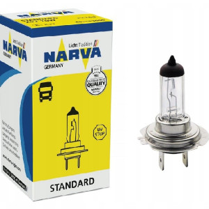 NARVA H7 Halogen Lamp for Head Lights 24V, 70W - 48728 (1pc) Outdoor Lighting Lamps