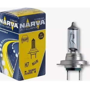 NARVA Λάμπα Αλογόνου Range Power Blue+ H7  για Μεγάλα Φώτα 3700K 12V, 55W - 48638 (2τμχ) Λυχνίες Εξωτερικού Φωτισμού