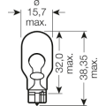 PHILIPS Auto / Moto Lamp  W16W  W2.1X9.5D 12V 16W - 12067CP (1pc) Outdoor Lighting Lamps