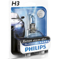 PHILIPS Λάμπα για Μεγάλα Φώτα H3 Blue Vision Ultra 12V 55W - 12336BVUB1 (1τμχ) Λυχνίες Εξωτερικού Φωτισμού