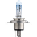 PHILIPS HeadLight Bulbs H4 WHITE VISION 12V 60/55W 3700K, 12342WHVSM​ - Set 2pcs Outdoor Lighting Lamps