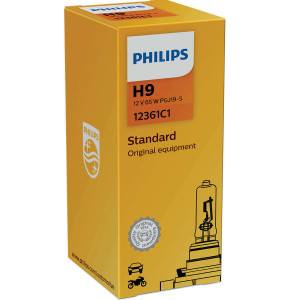 PHILIPS Λυχνία H9 Standard 12V 65W, PGJ19-5 - 12361C1 (1τμχ) Λυχνίες Εξωτερικού Φωτισμού