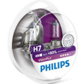 PHILIPS Λάμπες για Μεγάλα Φώτα H7 VISION PLUS 12V 55W, 12972VPS2 - Σετ 2τμχ Λυχνίες Εξωτερικού Φωτισμού