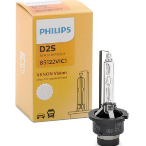 PHILIPS HeadLight Bulb Xenon D2S Vision 85V 35W [Projector], 85122VIC1 - 1pc Outdoor Lighting Lamps