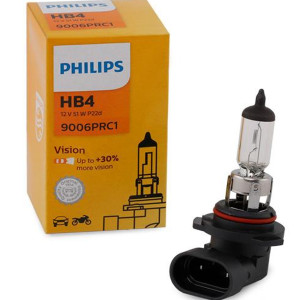 PHILIPS HeadLight Bulb HB4 PREMIUM 12V 55W, 9006PRC1 - 1pc Outdoor Lighting Lamps