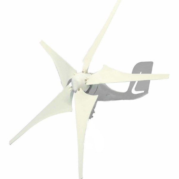 AC Wind Turbine 400W - 5 Blades with Power Inverter Horizontal Axe 