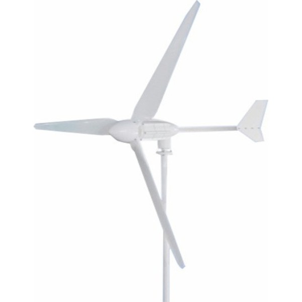 AC Wind Turbine 400W - 6 Blades with Solar Panel Kit  Horizontal Axe 
