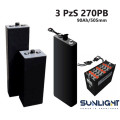 SunLight Photovoltaic Traction Battery PzS TRACTION 2V 270Ah C5, Open Type (3 PzS 270 PB) VRLA & Deep Cycle Batteries 