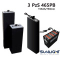 SunLight Photovoltaic Traction Battery PzS TRACTION 2V 465Ah C5, Open Type (3 PzS 465 PB) VRLA & Deep Cycle Batteries 