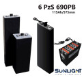 SunLight Photovoltaic Traction Battery PzS TRACTION 2V 690Ah C5, Open Type (6 PzS 690 PB) VRLA & Deep Cycle Batteries 