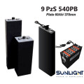SunLight Photovoltaic Traction Battery PzS TRACTION 2V 540Ah C5, Open Type (9 PzS 540 PB) VRLA & Deep Cycle Batteries 