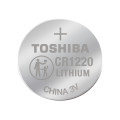 TOSHIBA Lithium Battery CR1220 3V, 5pcs (CR1220 CP-5C) Disposable Βatteries