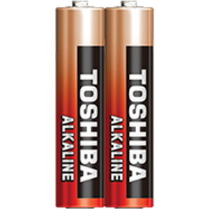 TOSHIBA Red Economy Line Alkaline Batteries AAA 1.5V, 2pcs (LR03GCA SP-2C) Disposable Βatteries