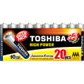 TOSHIBA VALUE PACK High Power Alkaline Batteries 1.5V AAA,20pcs (LR03GCP MP-20) Disposable Βatteries