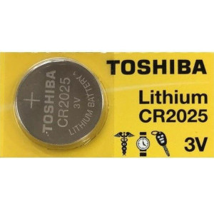 TOSHIBA Μπαταρία Λιθίου CR2025 3V, 1τμχ (CR2025 CP-1C) Μπαταρίες Μικροσυσκευών /Οικιακής Χρήσης