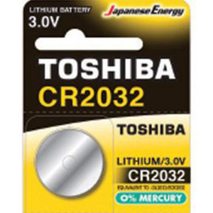 TOSHIBA Μπαταρία Λιθίου CR2032 3V, 1τμχ (CR2032 CP-1C) Μπαταρίες Μικροσυσκευών /Οικιακής Χρήσης
