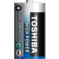 TOSHIBA High Power Alkaline Batteries C 1.5V, 2pcs (LR14GCP BP-2​) Disposable Βatteries
